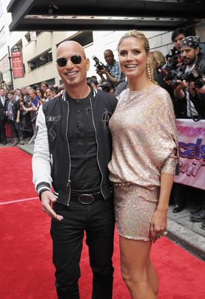 Heidi Klum at America's Got Talent Season 8 Meets The Judges Red Carpet Event in New York on April 9, 2013