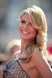 Heidi Klum attending the Creative Arts Emmy Awards in LA on September 15, 2013 