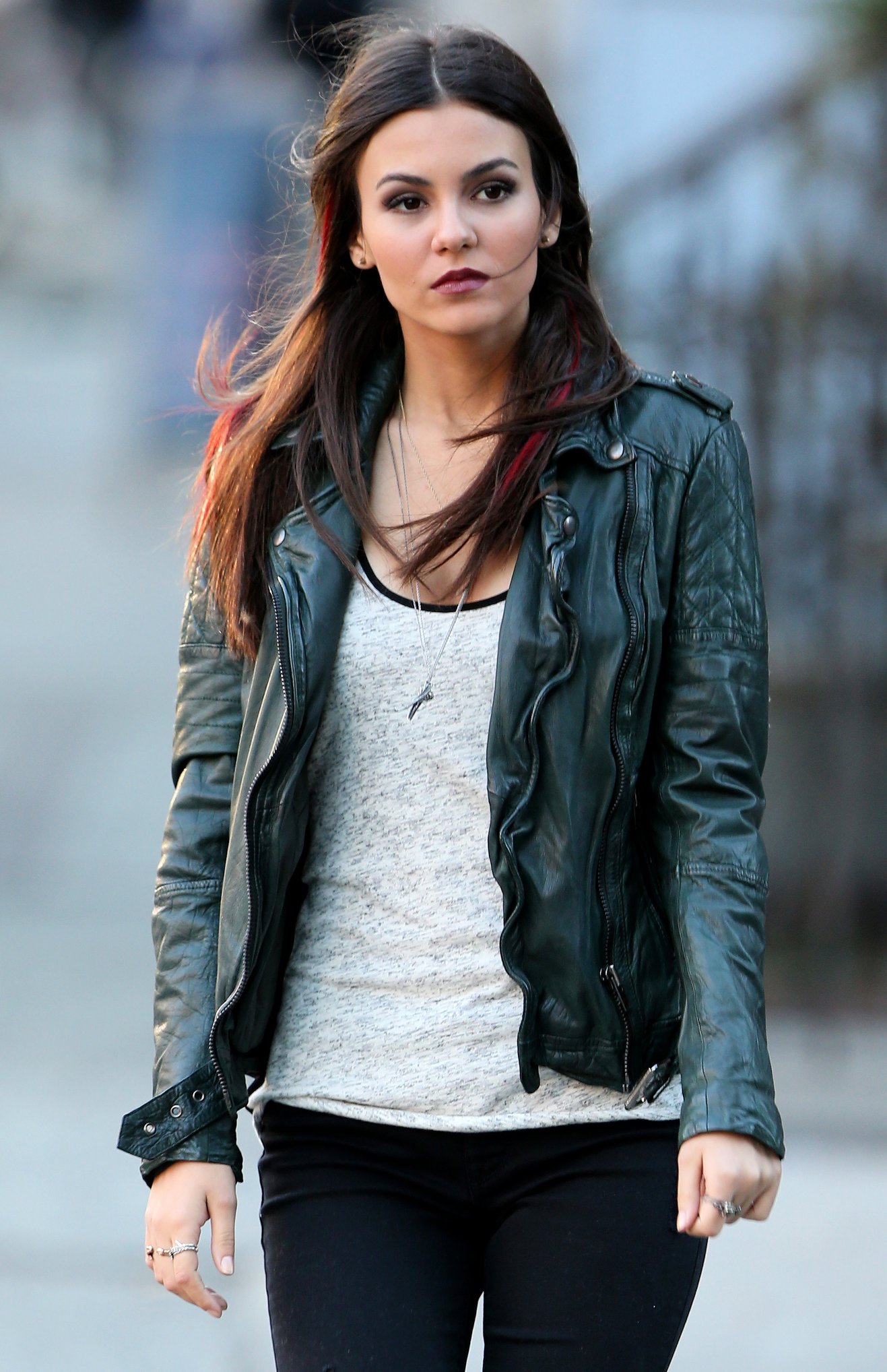 Victoria Justice – “Eye Candy” set in New York 11/13/13  