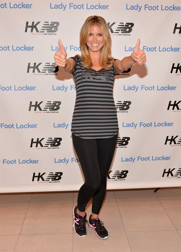 Heidi Klum Launch her new Collection 'Heidi Klum for New Balance' at Lady Foot Locker in Culver City 14.03.13 