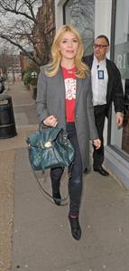 Holly Willoughby Riverside studios in London, March 6, 2013 