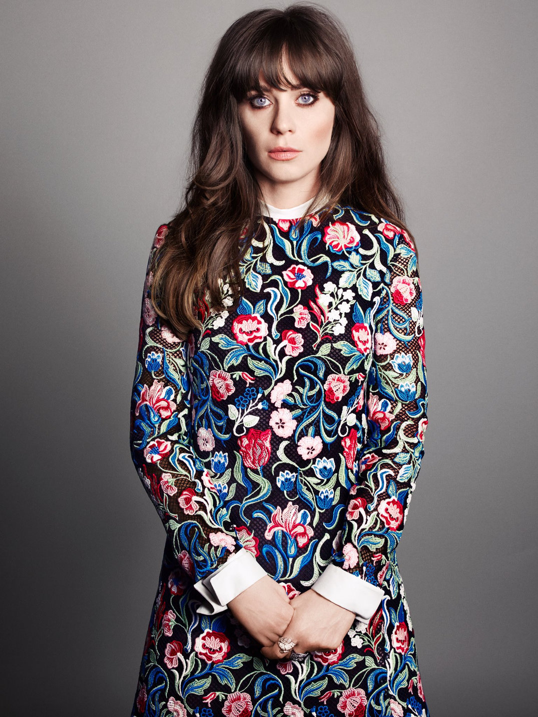 Zooey Deschanel Pictures Zooey Deschanel – by Tesh for “Marie Claire” Sept 2013