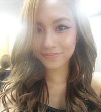 Wang Feifei taking a selfie