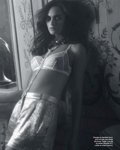 Zuzana Gregorova in lingerie