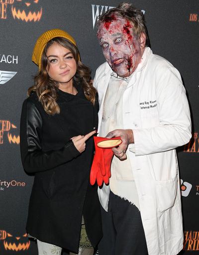Sarah Hyland 5th Annual LA Haunted Hayride VIP Premiere Night in Los Angeles, October 10, 2013 