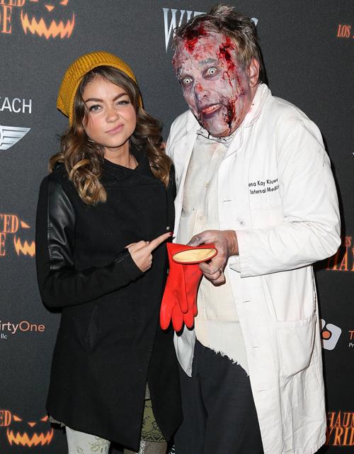 Sarah Hyland 5th Annual LA Haunted Hayride VIP Premiere Night in Los Angeles, October 10, 2013 