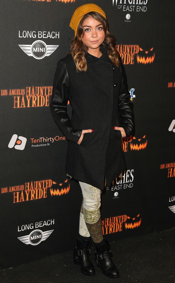 Sarah Hyland 5th Annual LA Haunted Hayride VIP Premiere Night in Los Angeles, October 10, 2013 