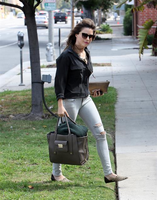 Sophia Bush at Ramirez Tran Salon in Beverly Hills 10/3/13 