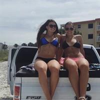 Nina DeBellis in a bikini