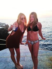 Carla Zalesky in a bikini