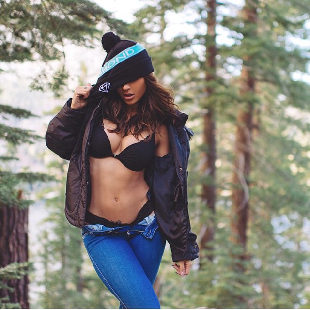 Tianna Gregory in lingerie