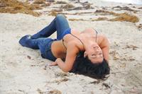 Denise Milani in a bikini