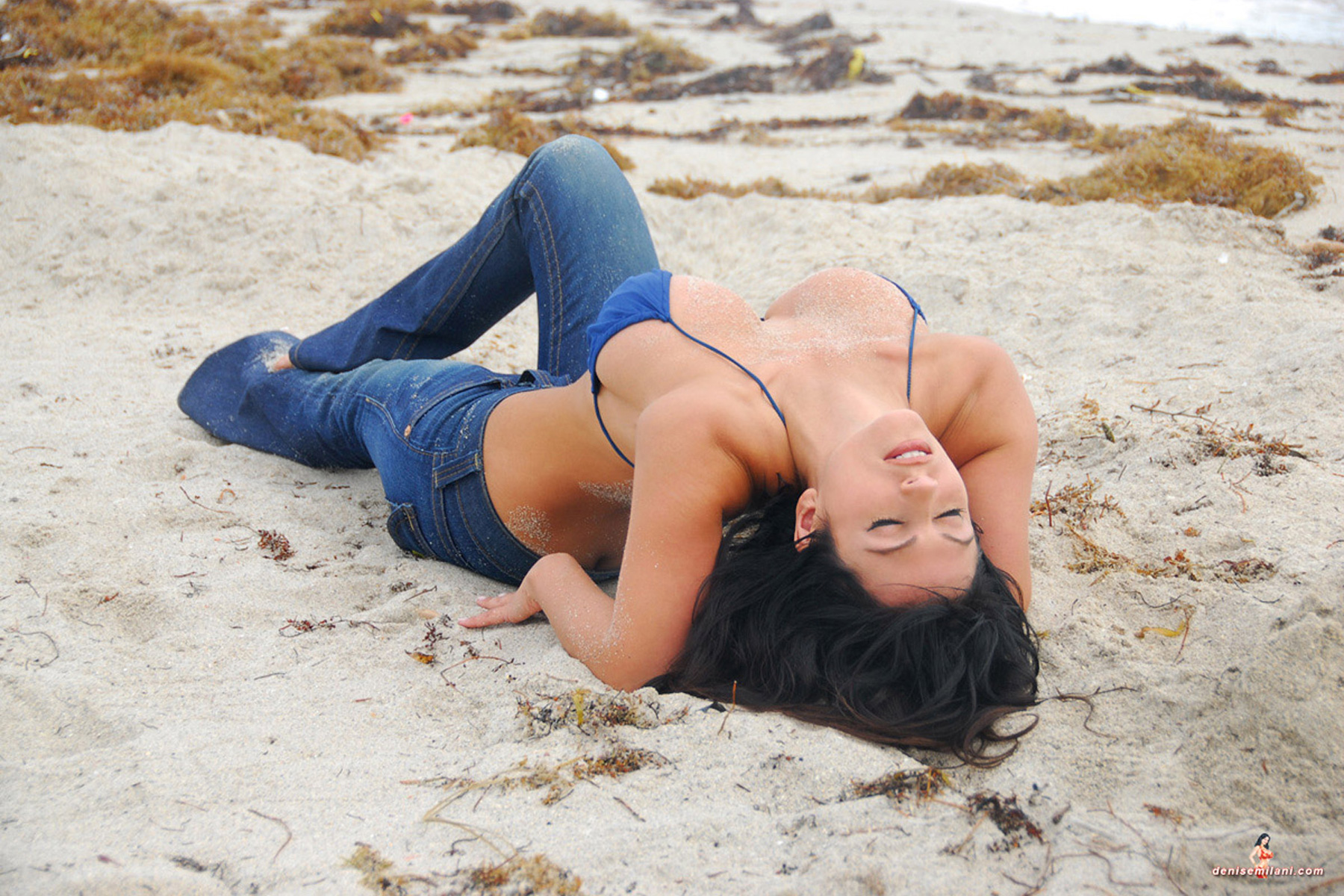 Denise Milani in a bikini