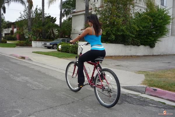 Denise Milani Snapshots - Bicycle