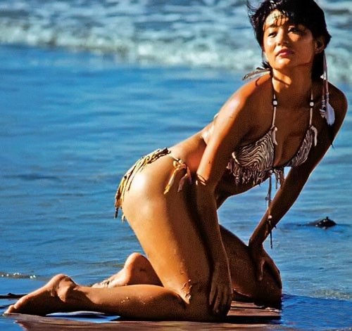 Brigitte Lin in a bikini