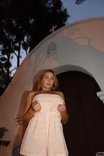 Blonde Blair Strips Naked