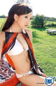 Dada Chan in a bikini