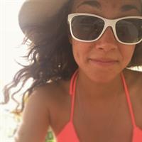 Sarah Hendrickson in a bikini