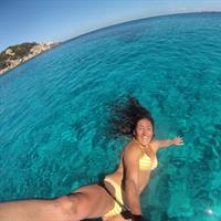 Sofia Goggia in a bikini