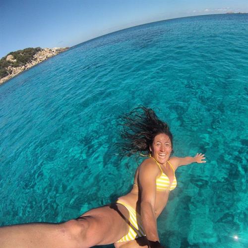 Sofia Goggia in a bikini