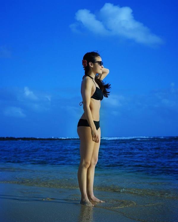 Madison Chock in a bikini