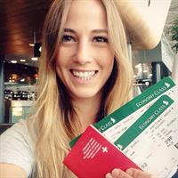 Nadja Purtschert taking a selfie