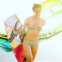 Julia Dujmovits in a bikini