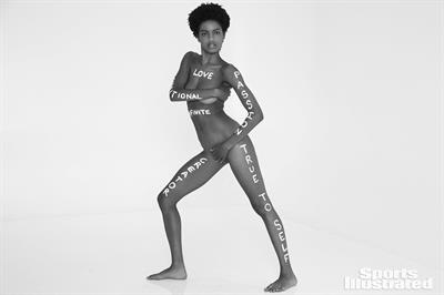 Ebonee Davis nude in Sports Illustrated 2018