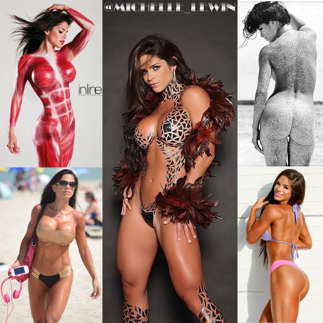 Michelle Lewin pose