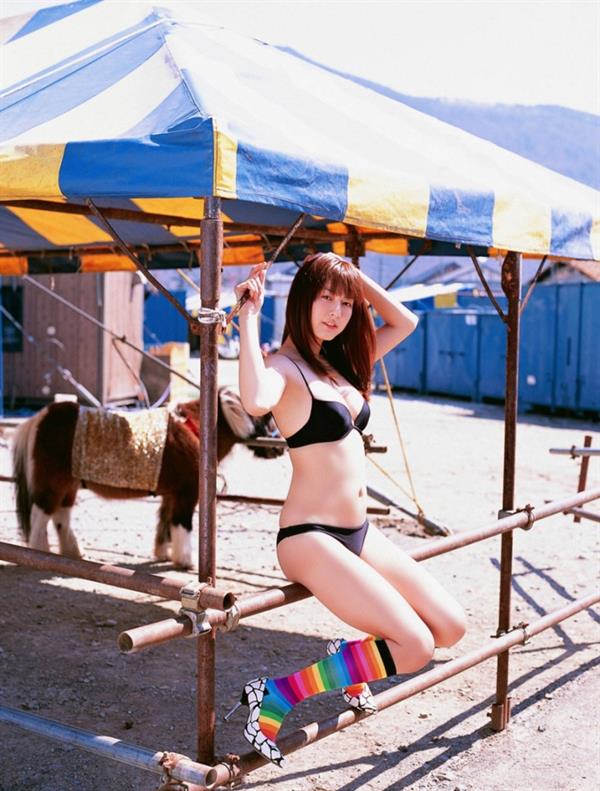 Yumi Sugimoto in a bikini