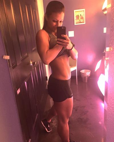 Christina Vargas taking a selfie