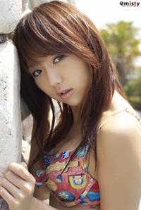 Ai Amano in a bikini