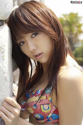 Ai Amano in a bikini