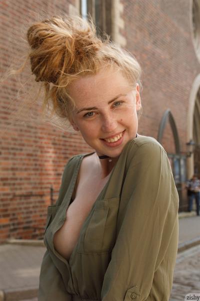 Helene Trobec Flashing her Boobs