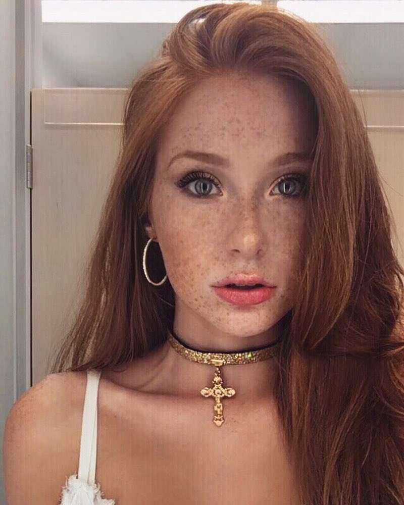 Madeline Ford taking a selfie