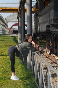 Vincenza Boscone Shows Small Tits