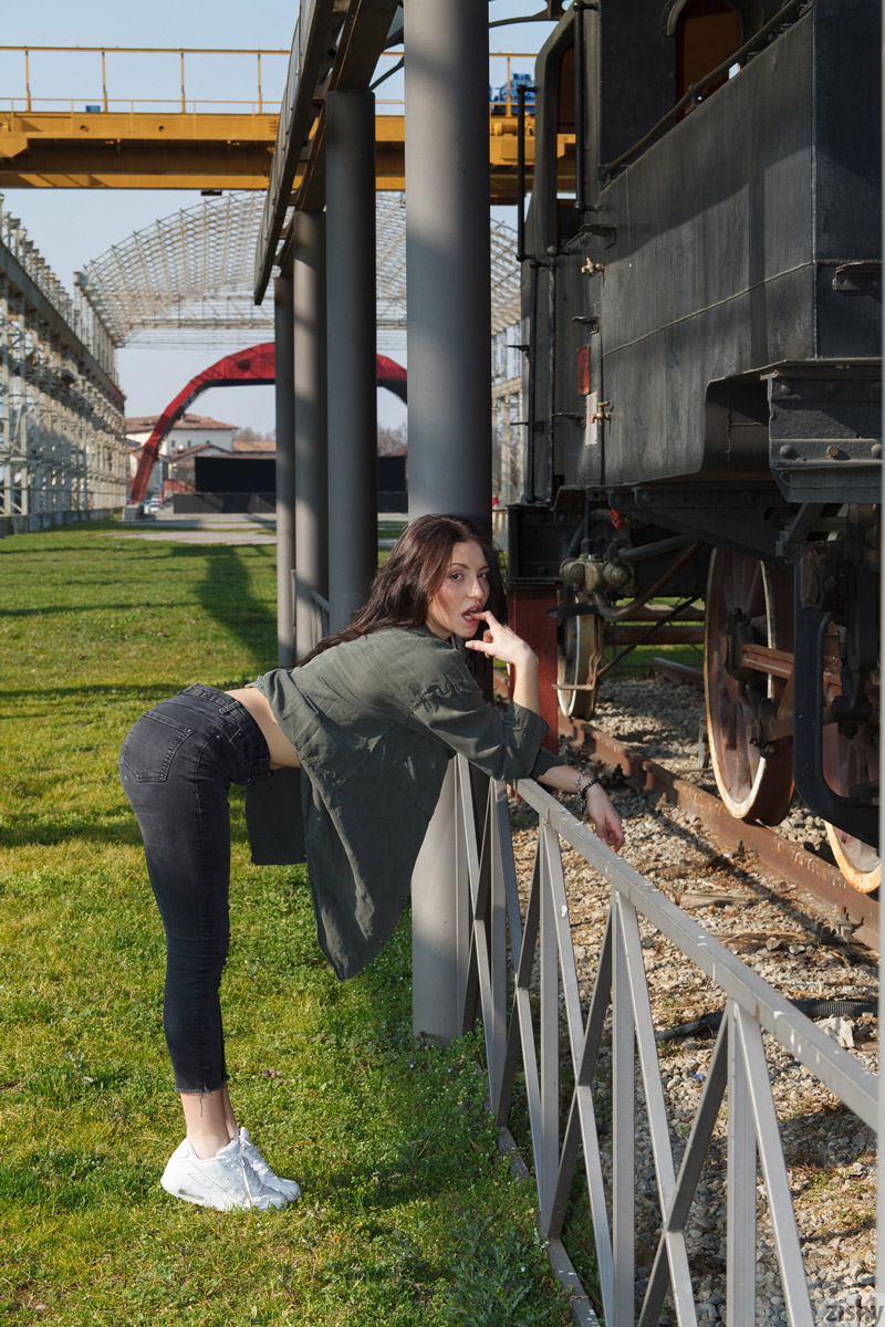 Vincenza Boscone Shows Small Tits