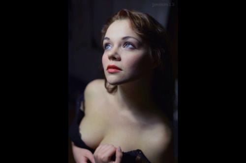 Cara Parrish in lingerie