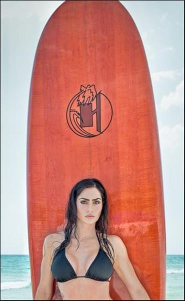 Hope Howard in a bikini