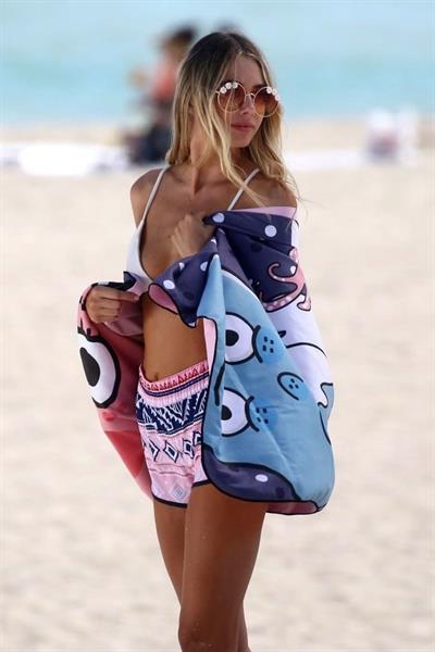 Celeste Bright in a bikini