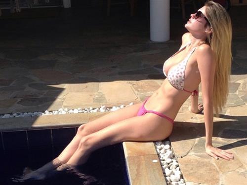 Barbara Evans in a bikini