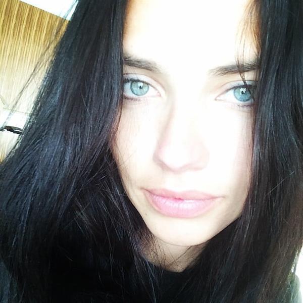 Adriana Lima taking a selfie