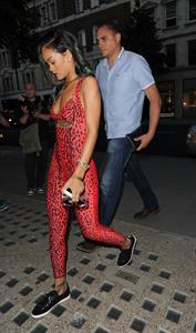 Rihanna - Shows off her toned physique in London in a $198 Adidas Originals Opening Ceremony (19.07.2013) 