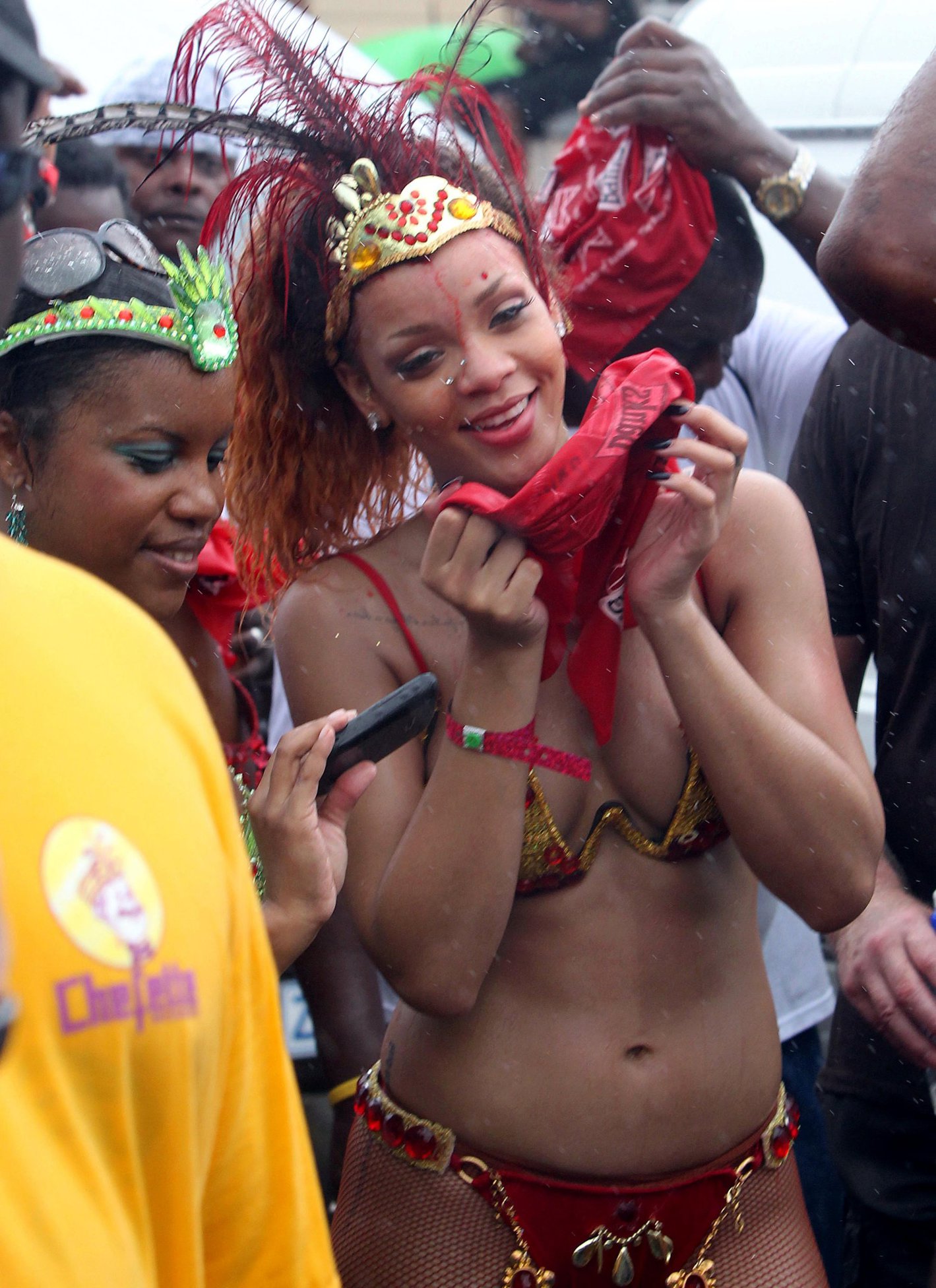 Rihanna - Kadooment parade in Barbados 8/1/11  