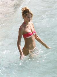 Candice Swanepoel in a bikini