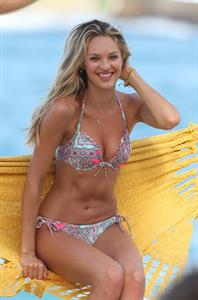 Candice Swanepoel in a bikini