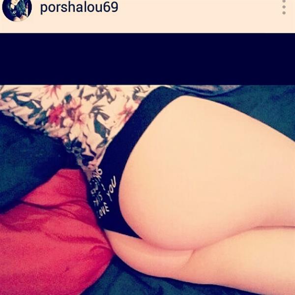 Porsha Louise taking a selfie and - ass