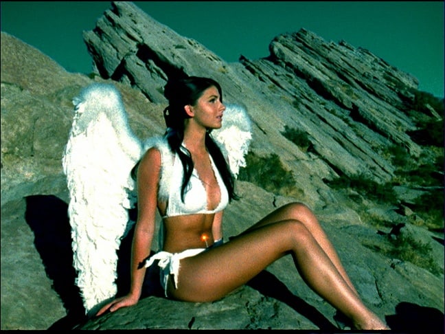 Cora Skinner in a bikini