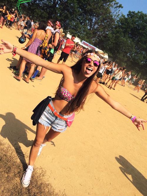 Nicole Whitehead in a bikini