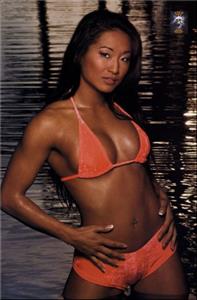 Gail Kim in a bikini